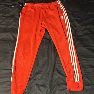 XL Adidas red sweatpants